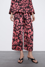 Zara printed trousers £29.99
